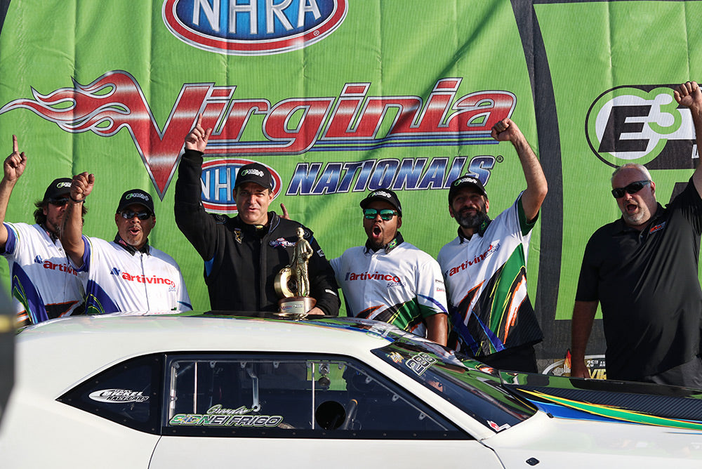 SIDNEI FRIGO WINS 3RD WALLY AT NHRA VIRGINIA