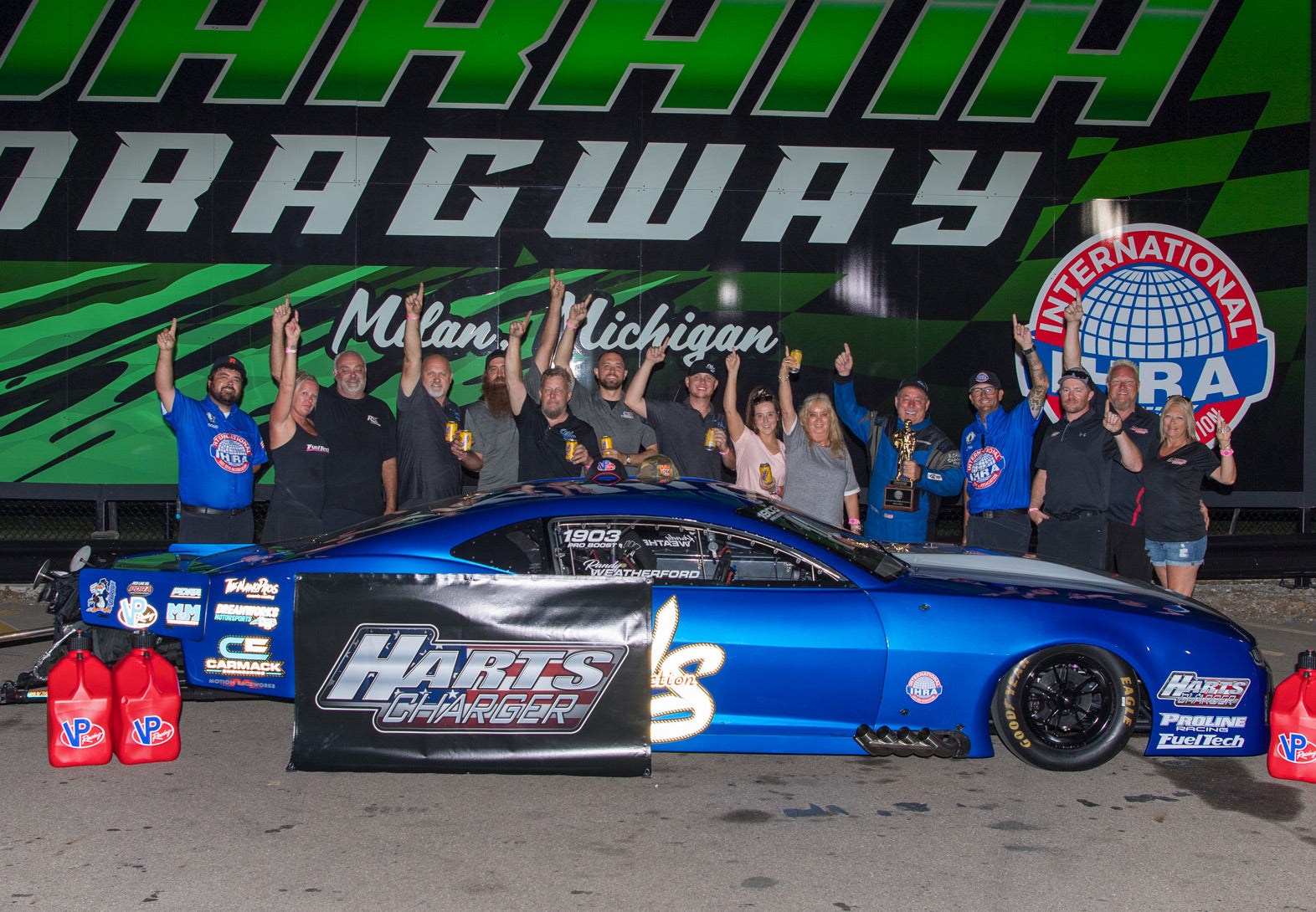 Randy Weatherford Wins $125,000 IHRA Outlaw Pro Mod Nationals - Proline ...