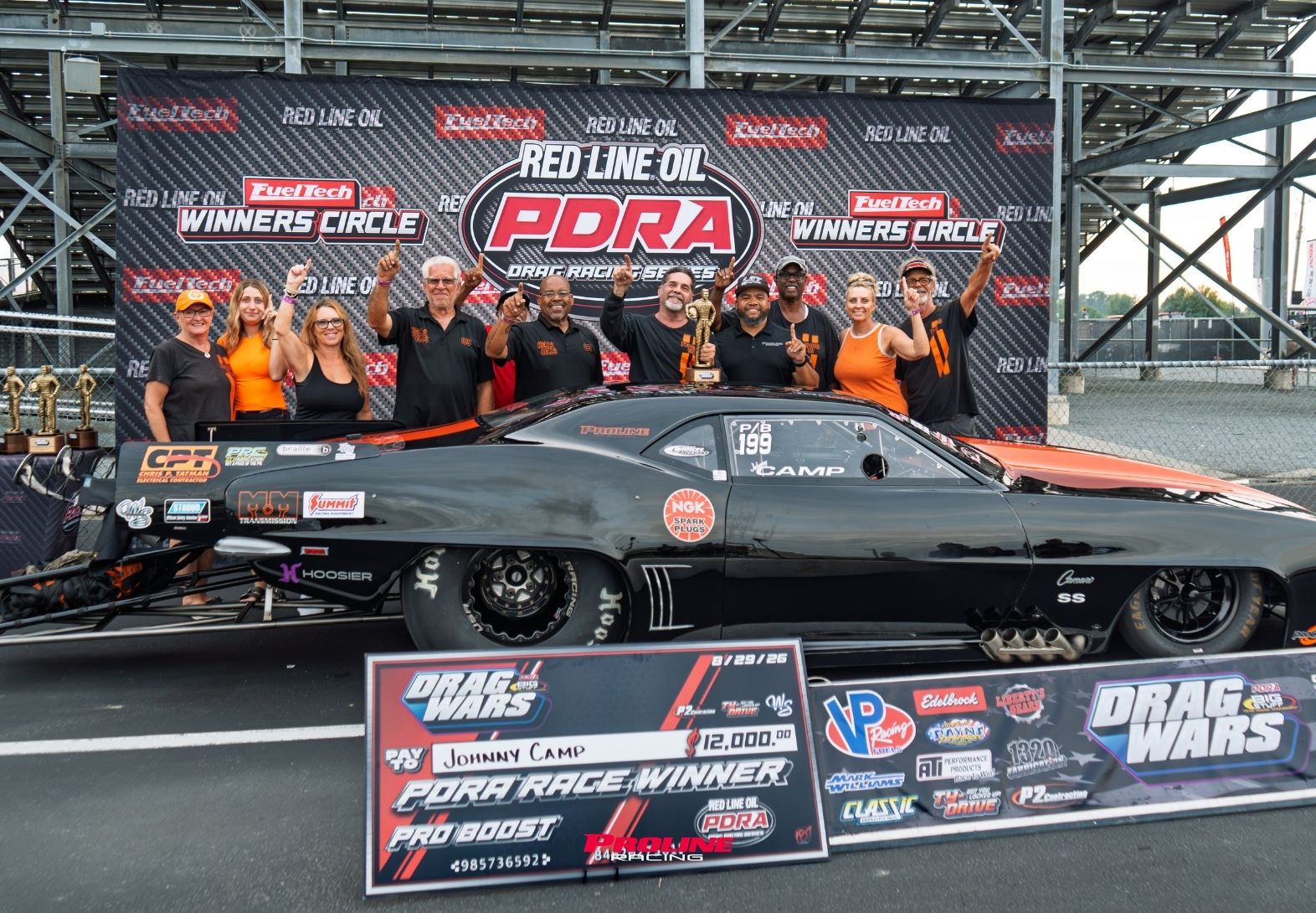 Johnny Camp Wins Pro Boost at PDRA Drag Wars