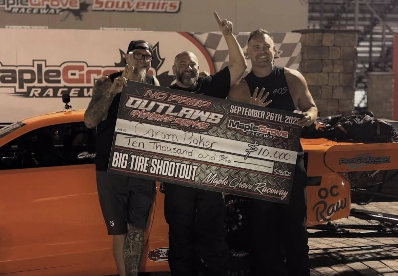 Carson Barker Wins Big Tire Shootout at Maple Grove