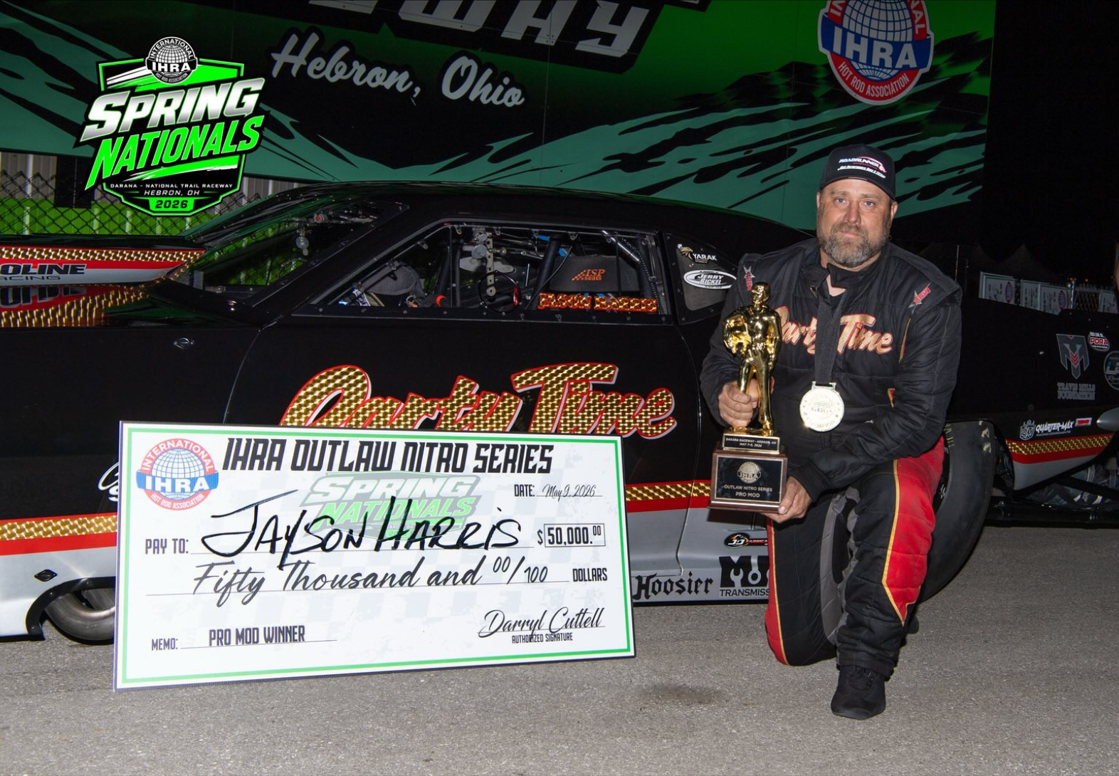 Jason Harris Wins IHRA Pro Mod Spring Nationals