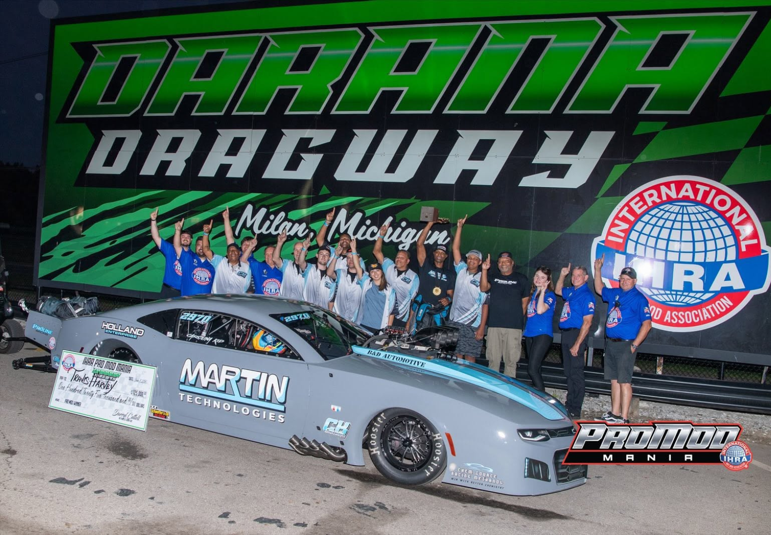 Travis Harvey Scores $125,000 Pro Mod Mania Victory with a Perfect Light