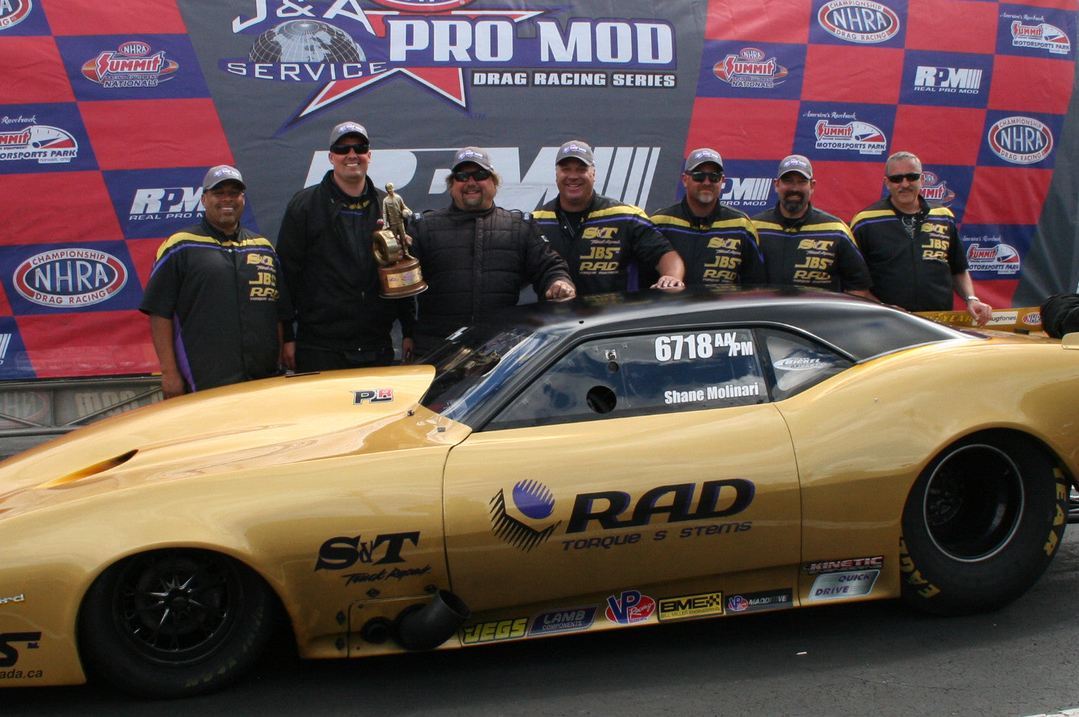 MOLINARI WINS CAREER FIRST WALLY WITH PRO LINE POWER