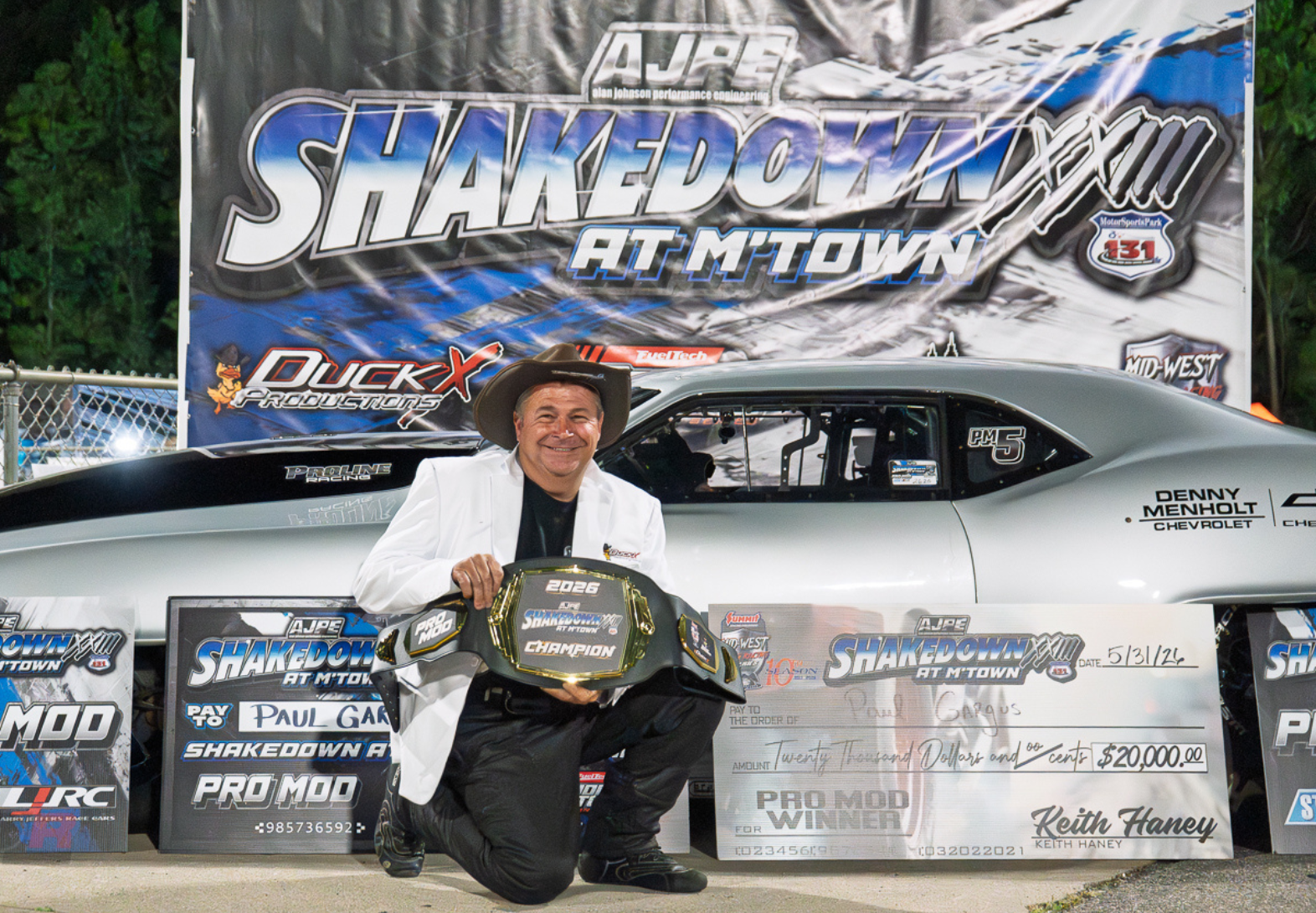 Paul Gargus Wins Pro Mod Debut and Sets New MWDRS Record at Shakedown at M'Town