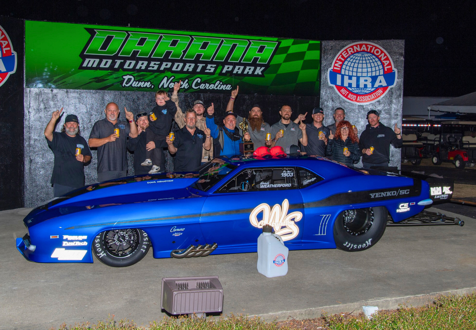 Randy Weatherford Dominates Outlaw Pro Mod at IHRA Darana - Proline Racing