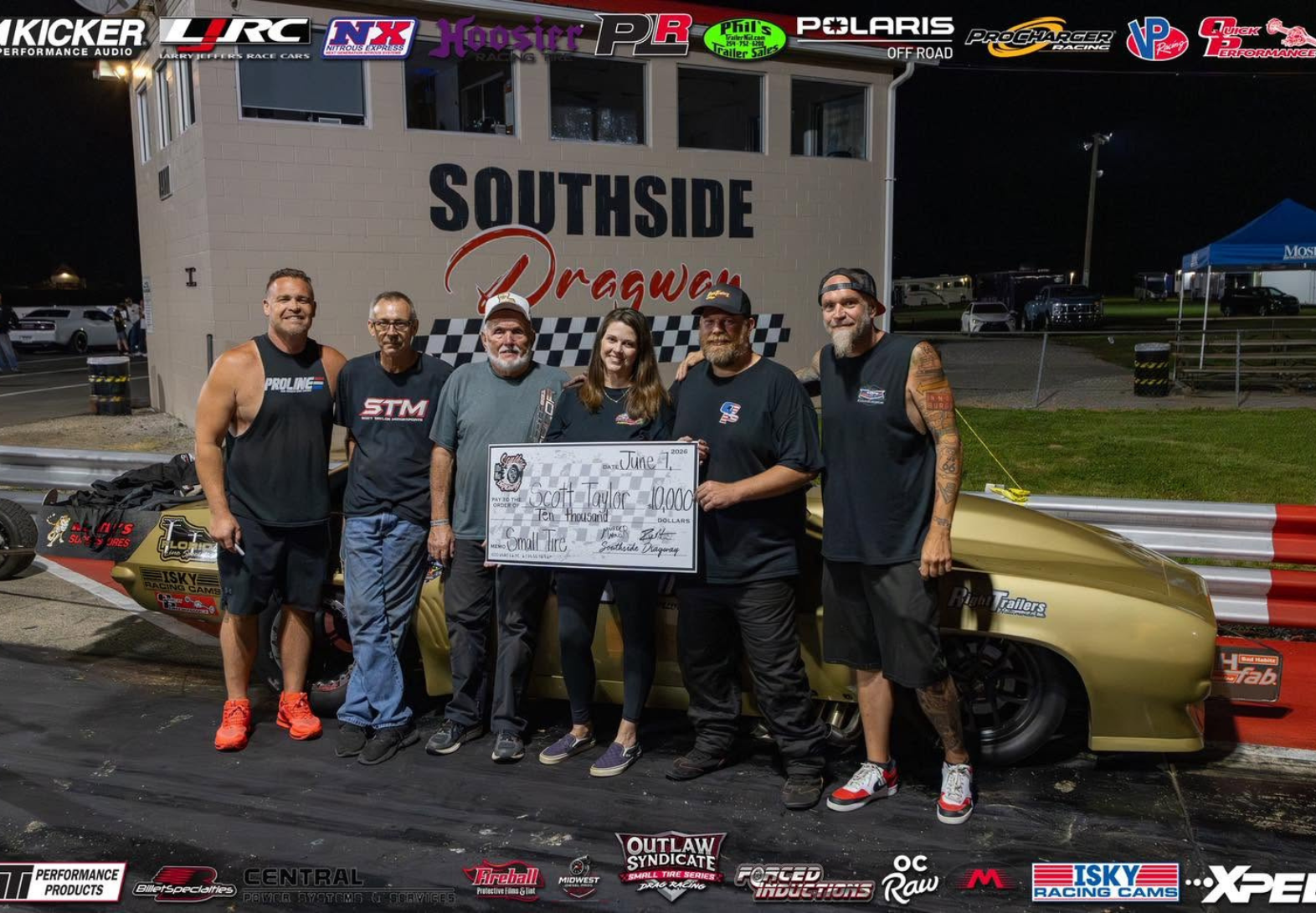 Scott Taylor Captures Outlaw Syndicate Small Tire Victory at Southside Dragway