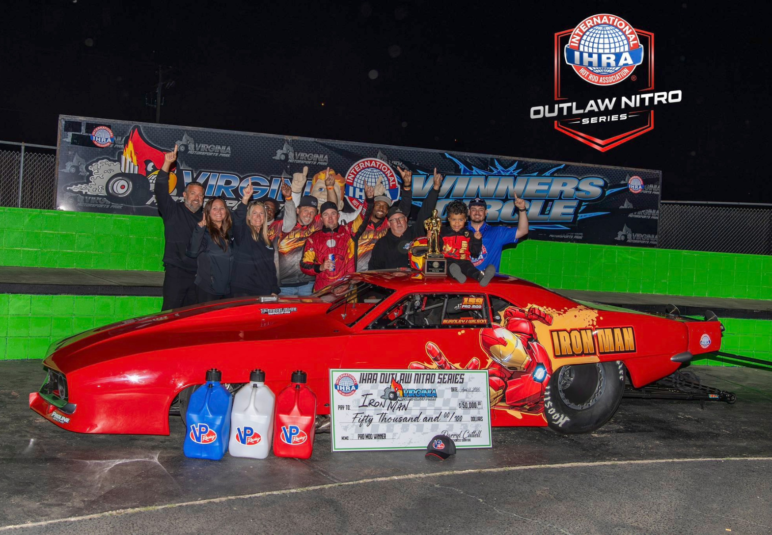 Tony Wilson Wins Pro Mod at IHRA Virginia