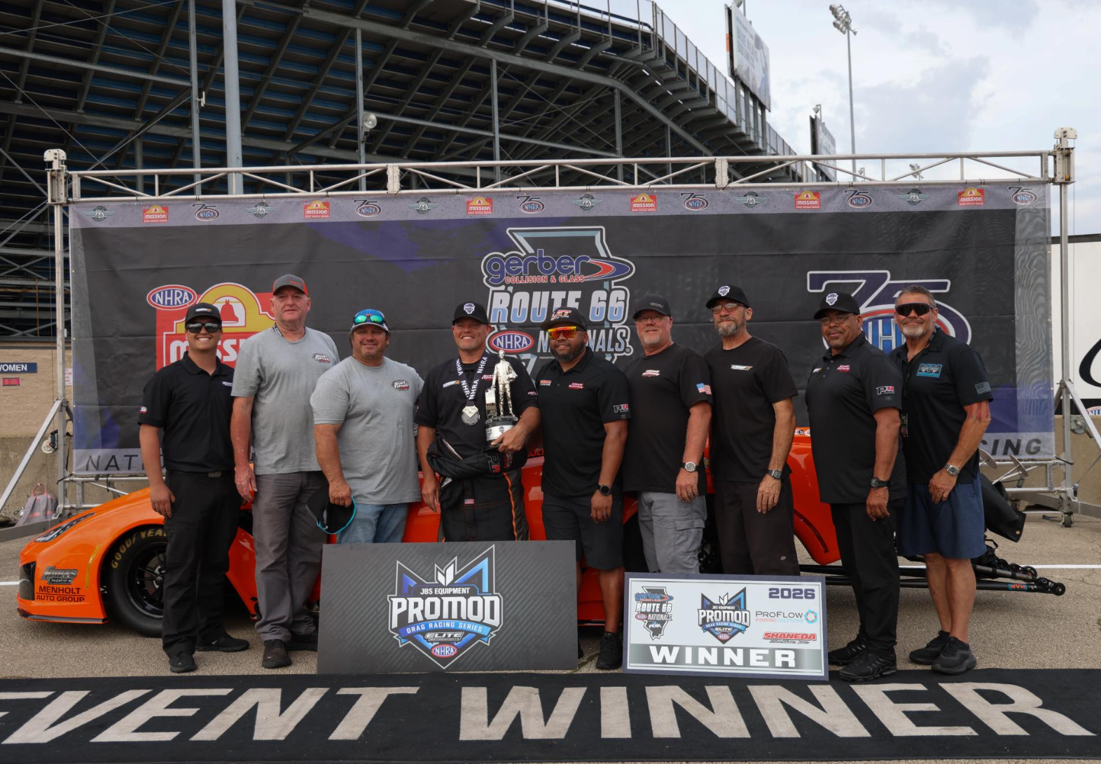 Derek Menholt Wins NHRA Pro Mod Route 66 Nationals in Chicago