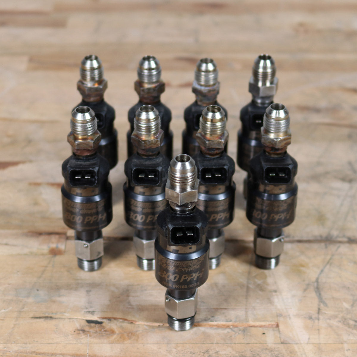 SCREW IN -6AN / -6 ORB BILLET ATOMIZER INJECTORS 800 LB/HR