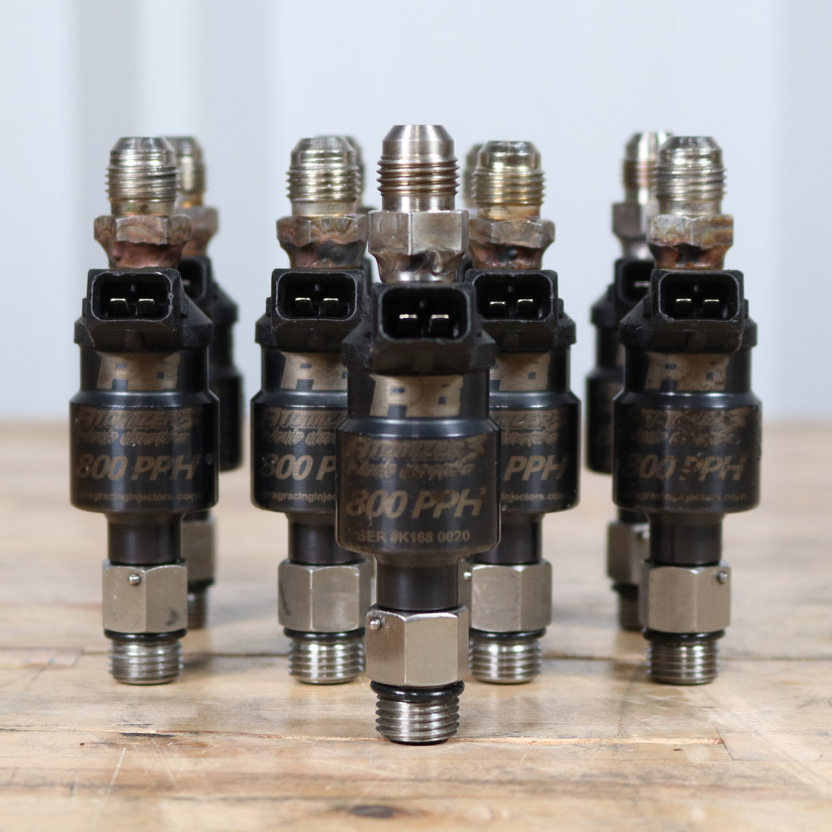 SCREW IN -6AN / -6 ORB BILLET ATOMIZER INJECTORS 800 LB/HR