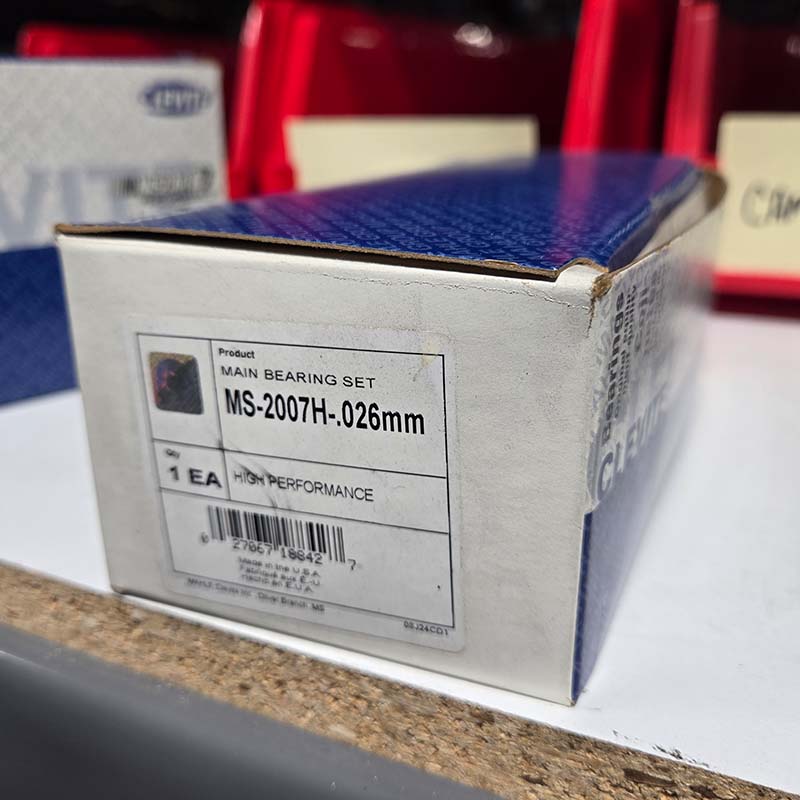 ASSORTED MAIN BEARINGS