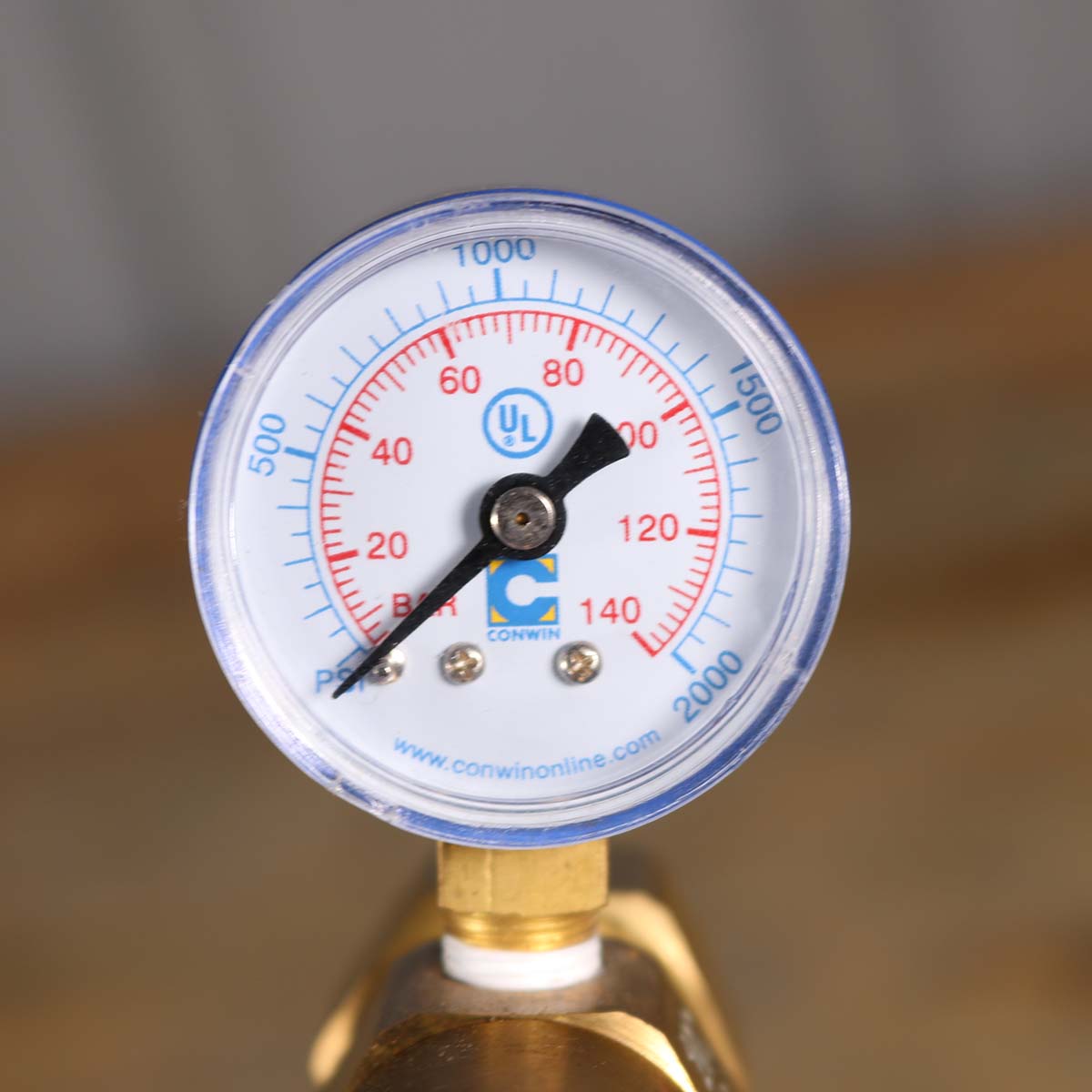 CONWIN PS REG : 200 PSI, CGA 320, 2 GAUGES, 1/4 # 58224-200