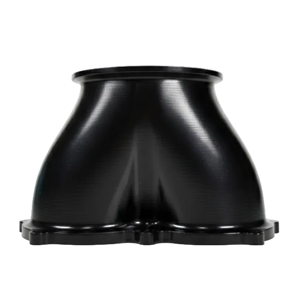 Black throttle body adapter.