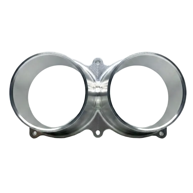 FRANKENSTEIN DUAL 105MM THROTTLE BODY ADPTER TO (2) 4" PIPING