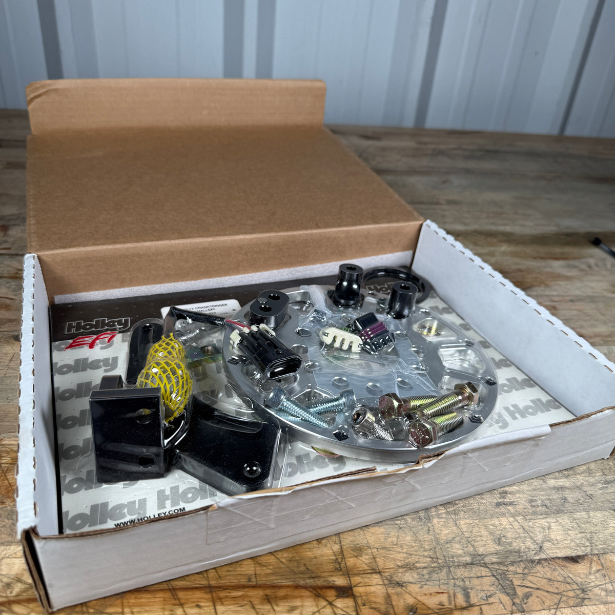 HOLLEY 7.25&quot; 12-1X CRANK TRIGGER KIT, LS, HALL EFFECT