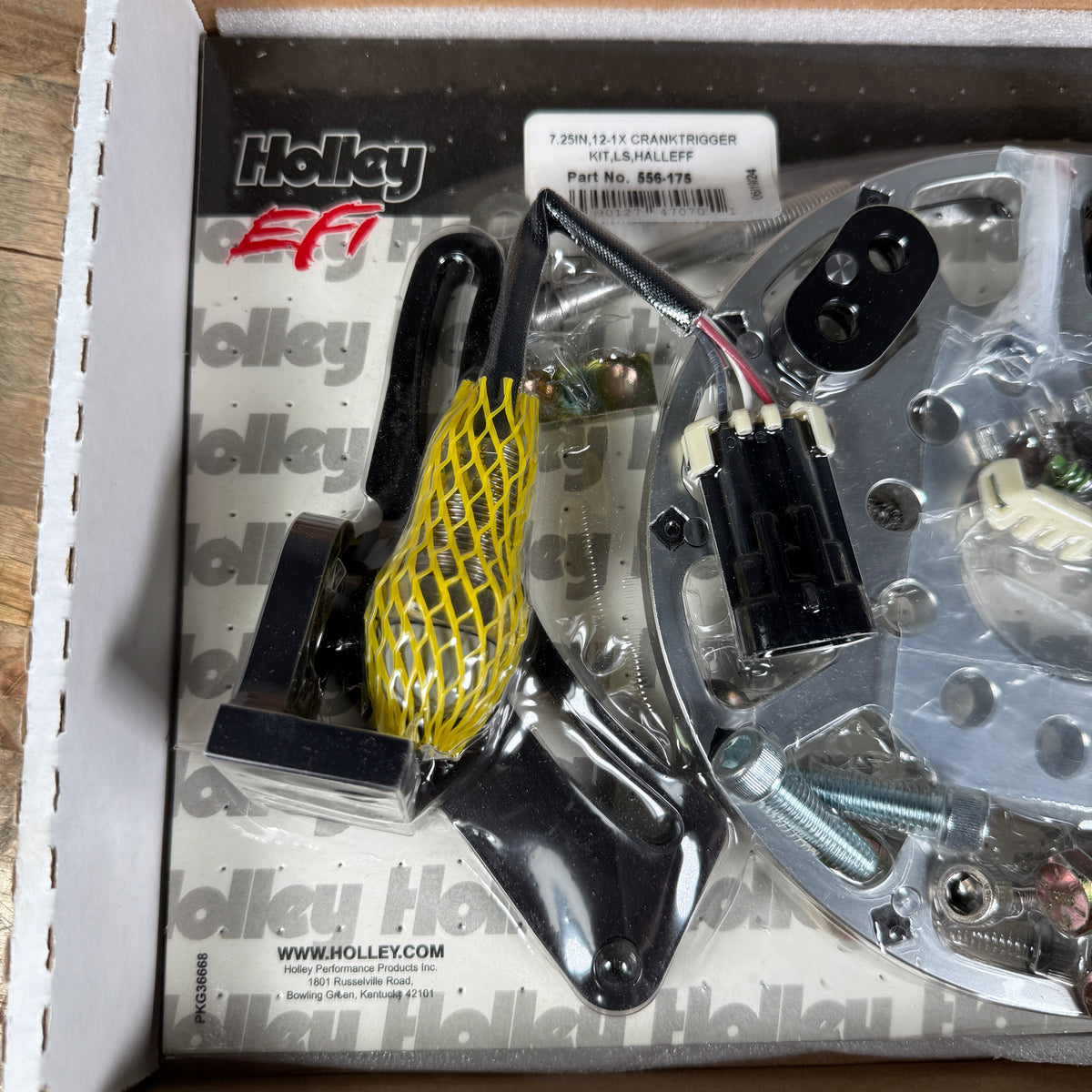 HOLLEY 7.25&quot; 12-1X CRANK TRIGGER KIT, LS, HALL EFFECT