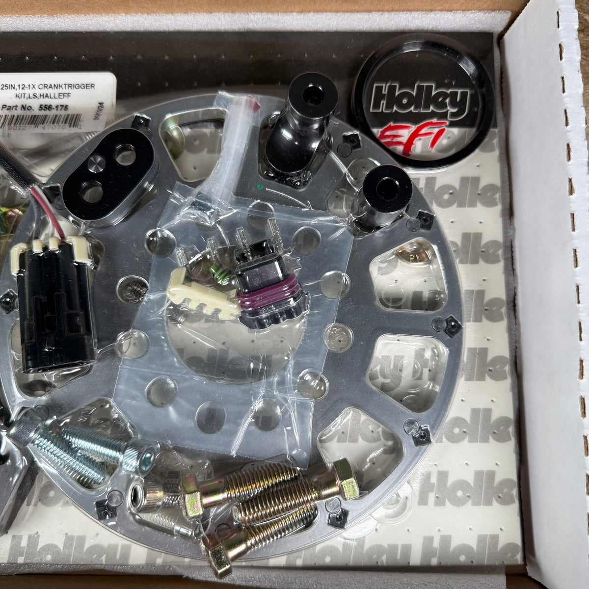 HOLLEY 7.25&quot; 12-1X CRANK TRIGGER KIT, LS, HALL EFFECT