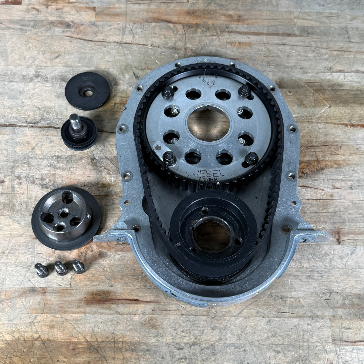 JESEL BB-CHEVY BELT DRIVE KIT +.400&quot; RAISED CAM