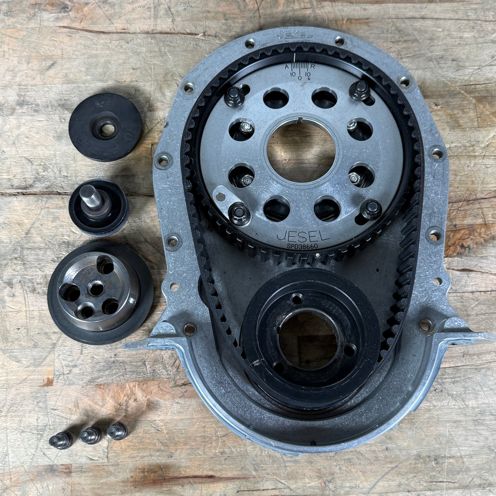 JESEL BB-CHEVY BELT DRIVE KIT +.400" RAISED CAM