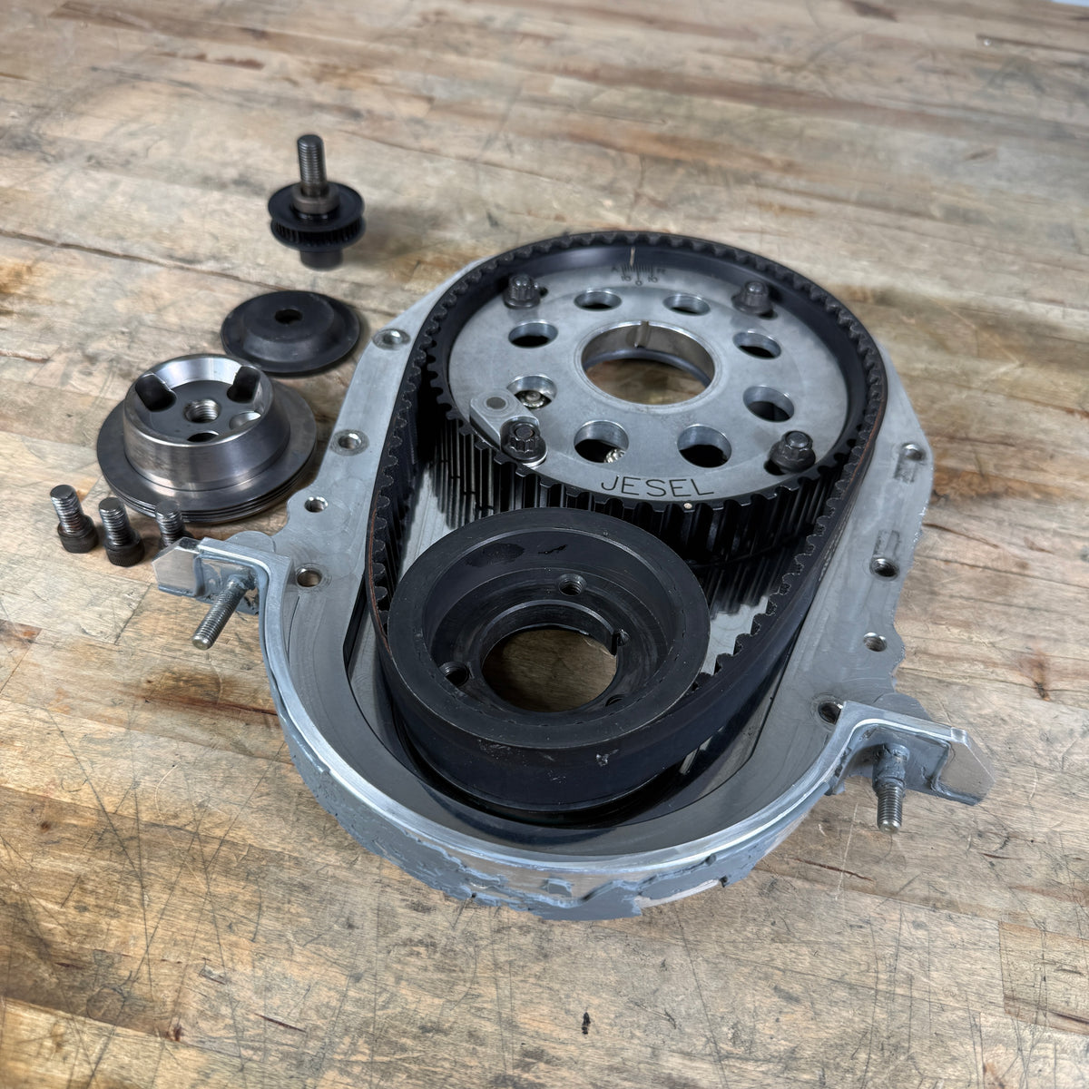 JESEL BB-CHEVY BELT DRIVE KIT +.400&quot; RAISED CAM WITH NEW BELT