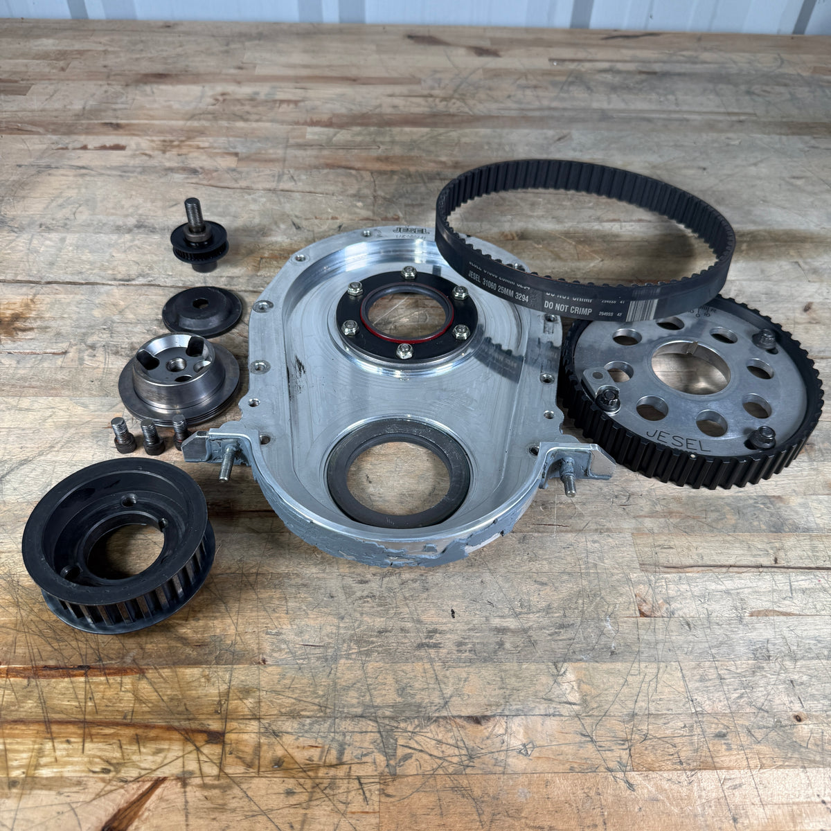 JESEL BB-CHEVY BELT DRIVE KIT +.400&quot; RAISED CAM WITH NEW BELT