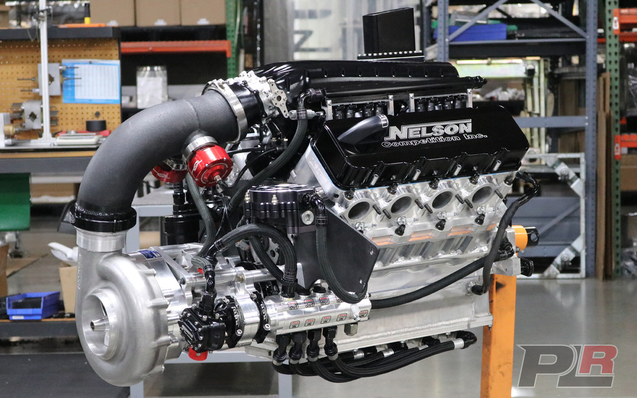 FRESH VED / NELSON COMPETITION ENGINES 588CI PROCHARGED BILLET BIG BLOCK CHEVY