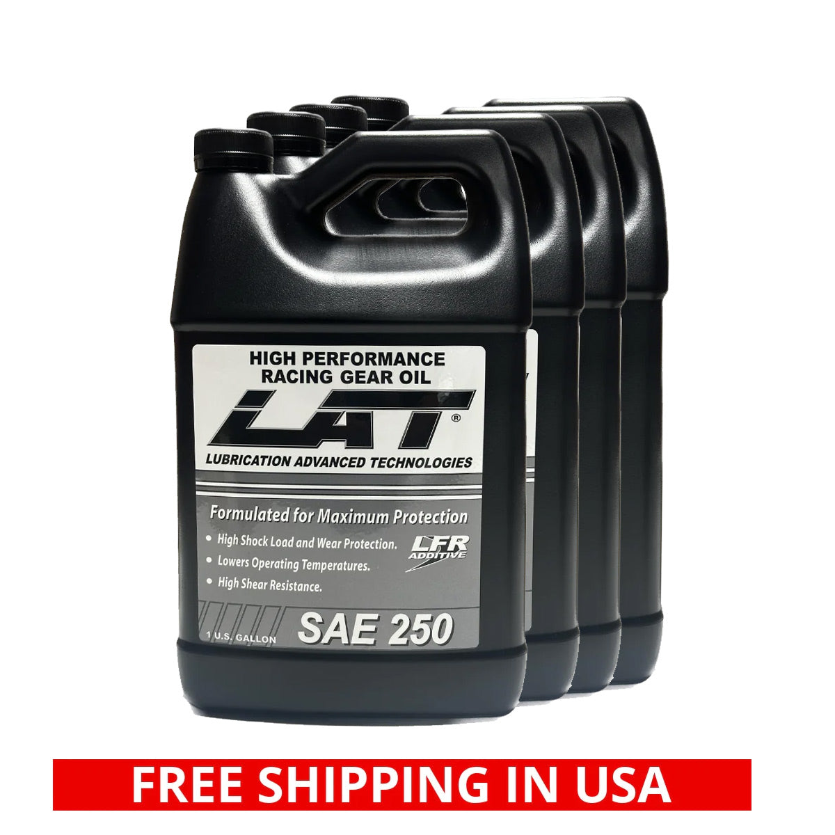 LAT 250W RACING GEAR OIL - CASE OF 4 GAL