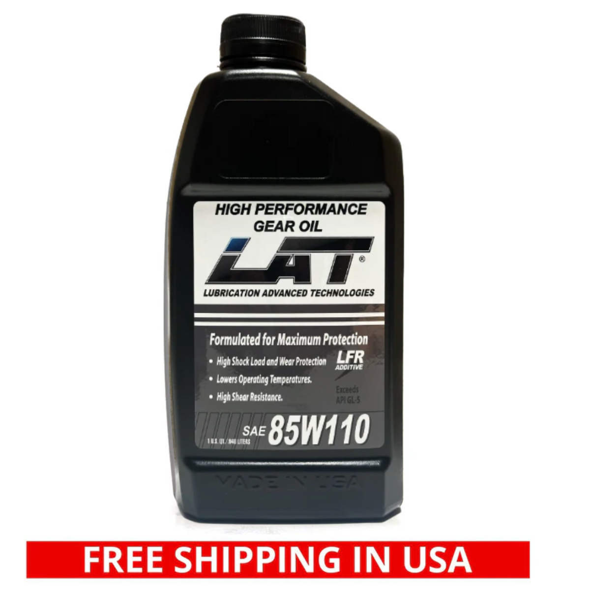 LAT 85W110 RACING GEAR OIL - CASE OF 12 QTS