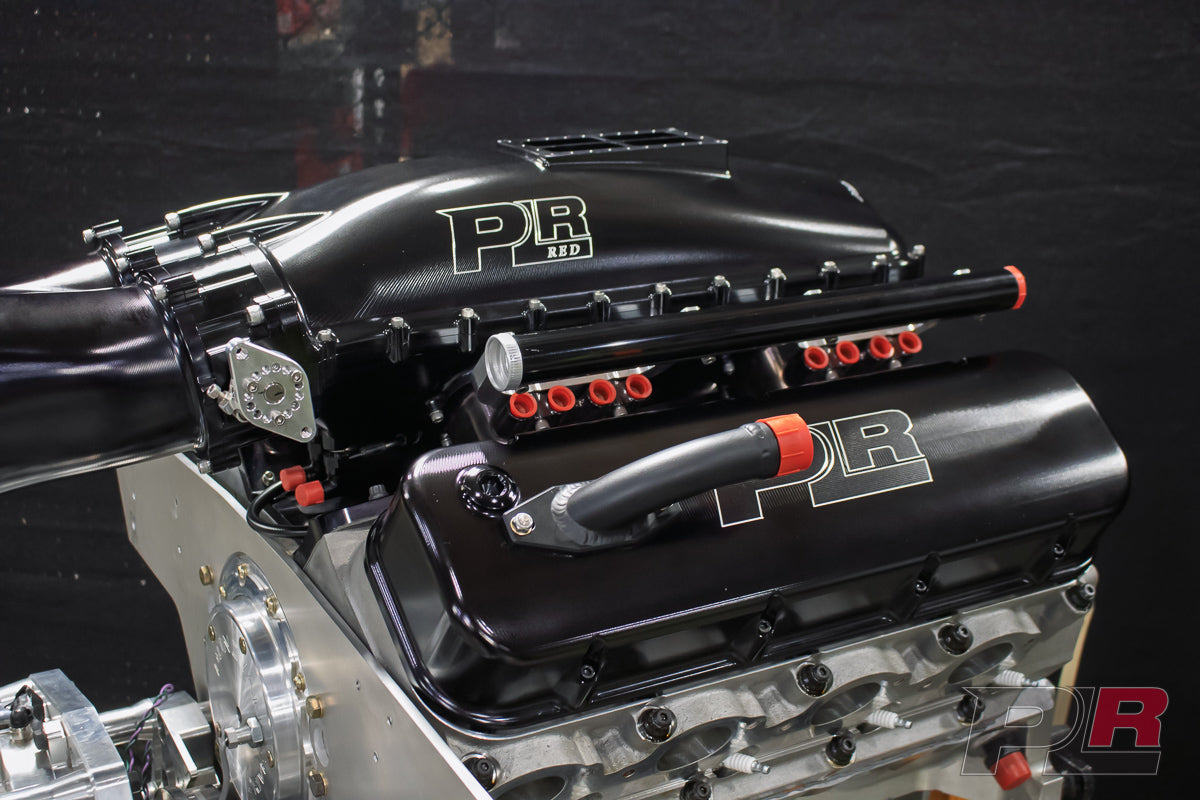 FRESH PLR RED PROCHARGED 572CI 4.840 BIG BLOCK CHEVY