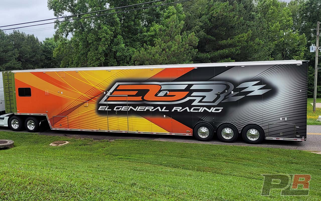 2017 56ft Competition Lift Gate Race Trailer For Sale