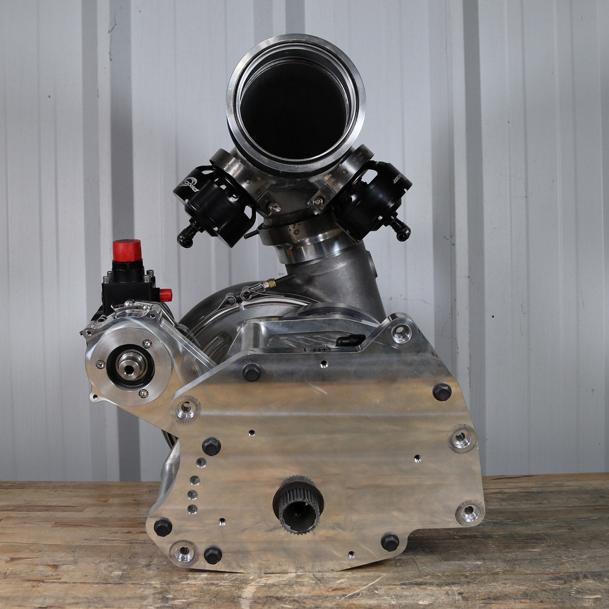 COMPLETE PROCHARGER PACKAGE: CRANK DRIVE, F4-140-1 BLOWER, CHARGE PIPE w/ BOV&#39;S and Aeromotive Fuel Pump