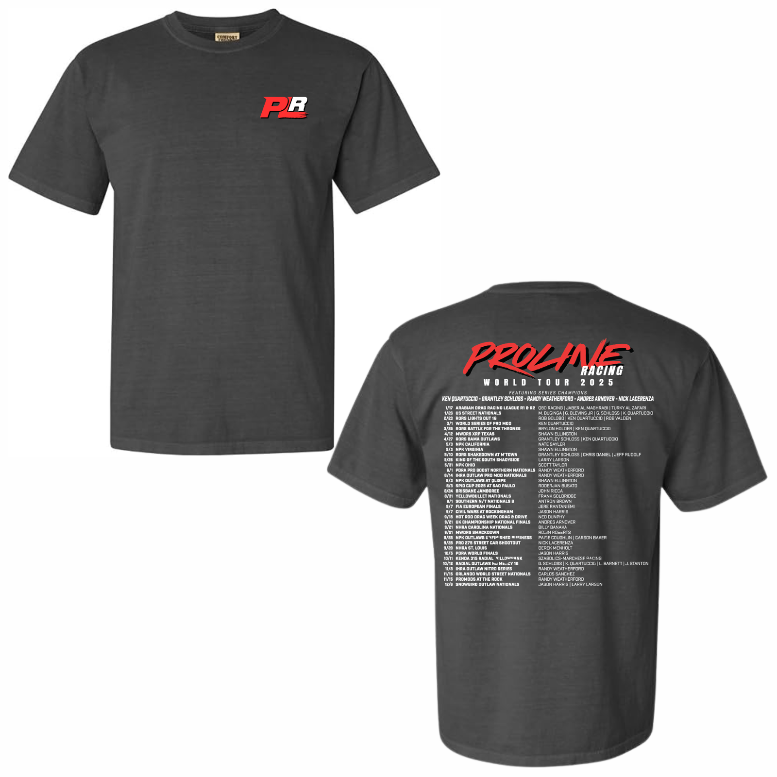 PROLINE RACING WORLD TOUR 2025 SHIRT