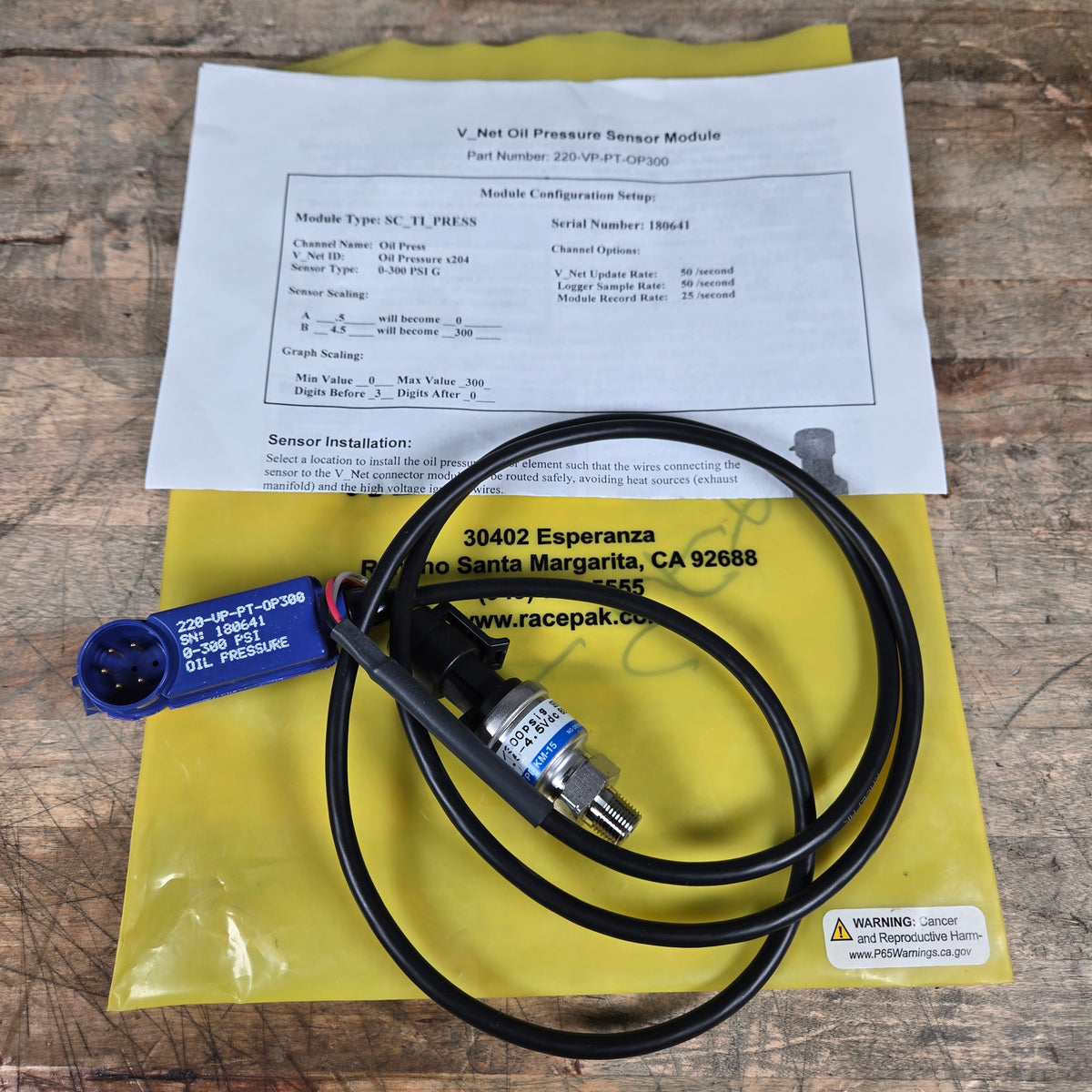 ASSORTED RACEPAK V-NET MODULES WITH SENSORS