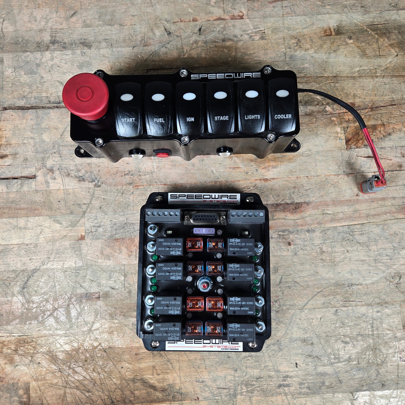 SPEEDWIRE 6 BAY SWITCH PANEL WITH MAG KILL & 8 RELAY BOARD