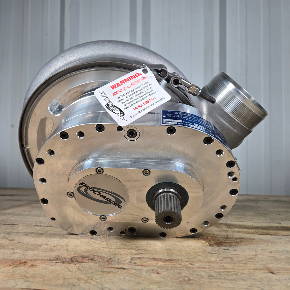 NEW PROCHARGER F4X-144 SPLINE DRIVE UNIVERSAL HEAD UNIT