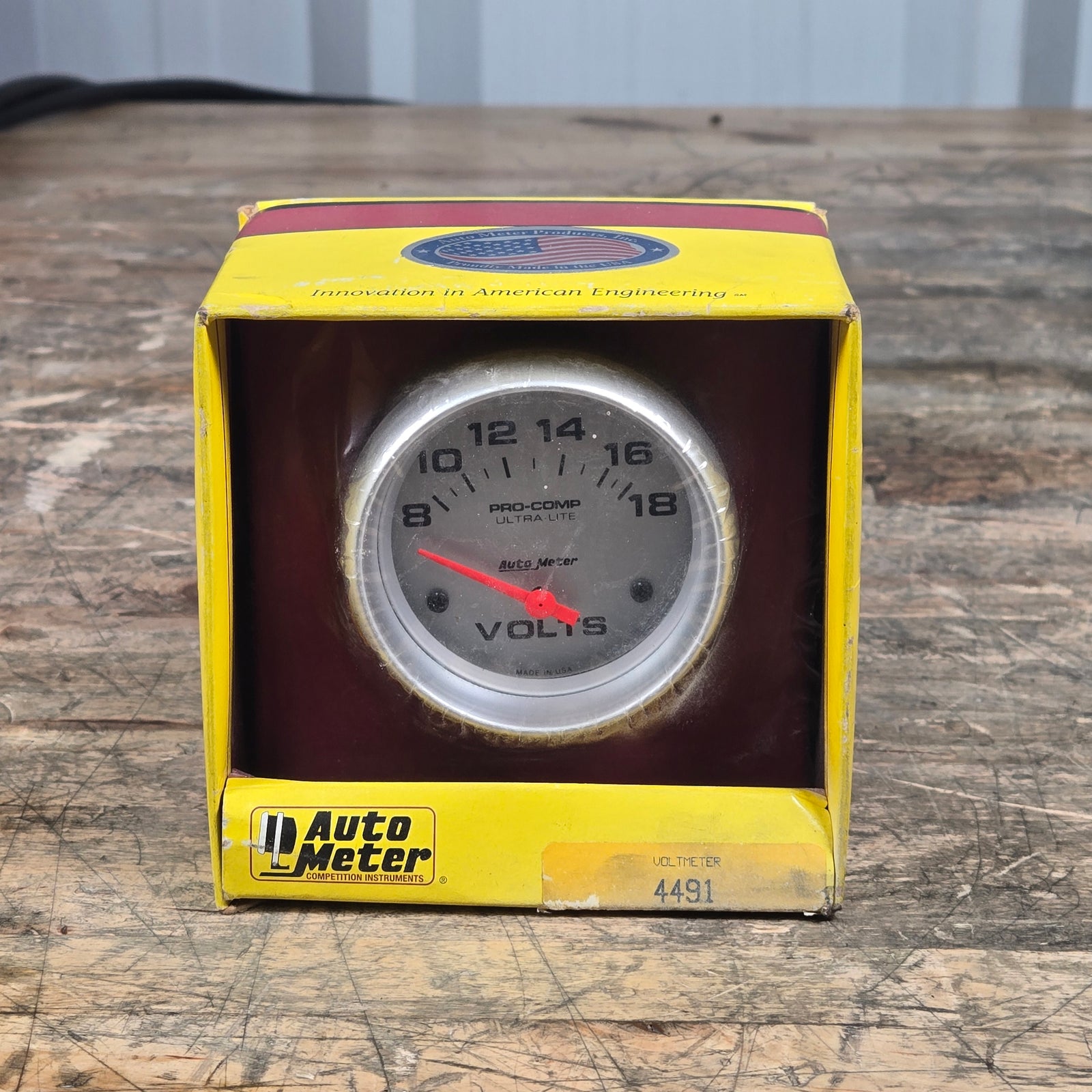 AUTOMETER VOLTMETER GAUGE 4491