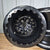 SET OF WELD MAGNUM PRO BLACK WHEELS, 16X16, 5X5, 5" BS