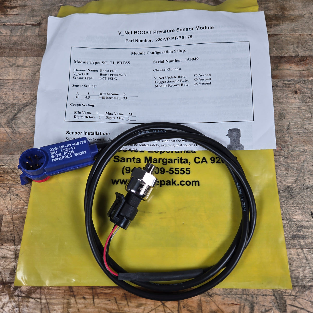 ASSORTED RACEPAK V-NET MODULES WITH SENSORS