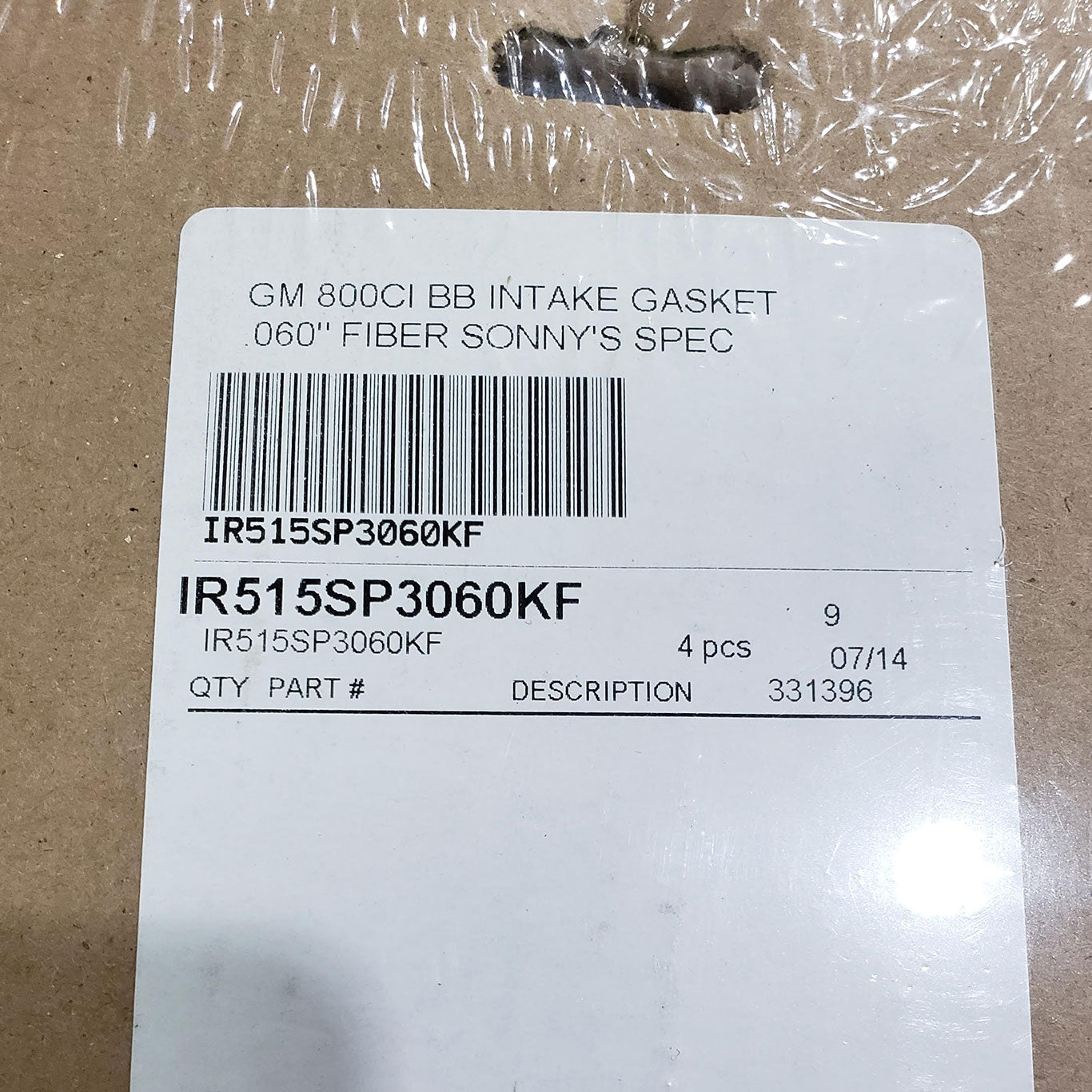 COMETIC SONNYS 800 BBC INTAKE GASKET SET IR515SP3060KF