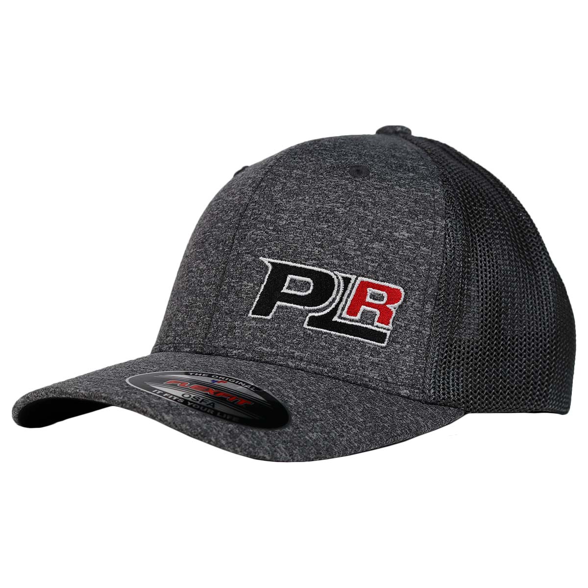 FLEXFIT HAT Racing PLR Line MESH Pro HEATHER - GREY