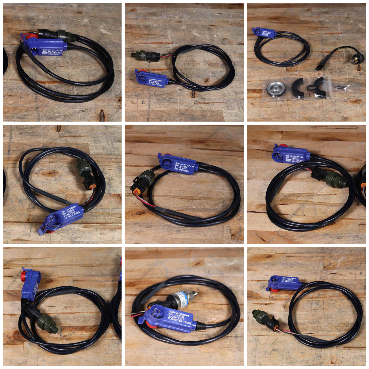 ASSORTED RACEPAK V-NET MODULES WITH SENSORS