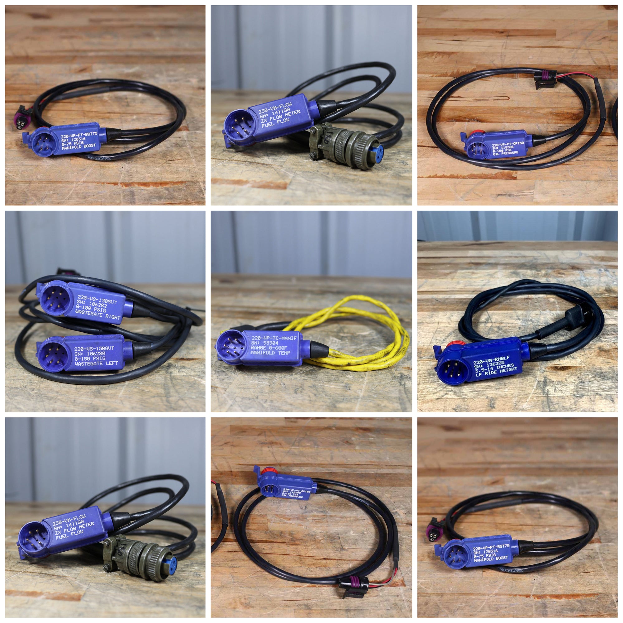 ASSORTED RACEPAK V-NET MODULES WITHOUT SENSORS