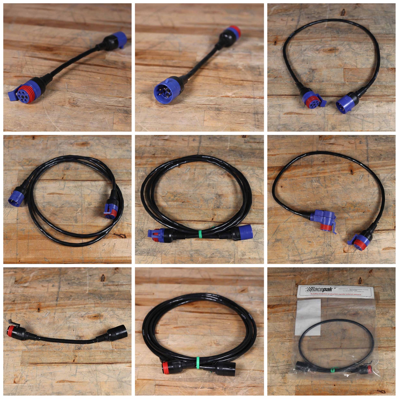 ASSORTED RACEPAK CABLES
