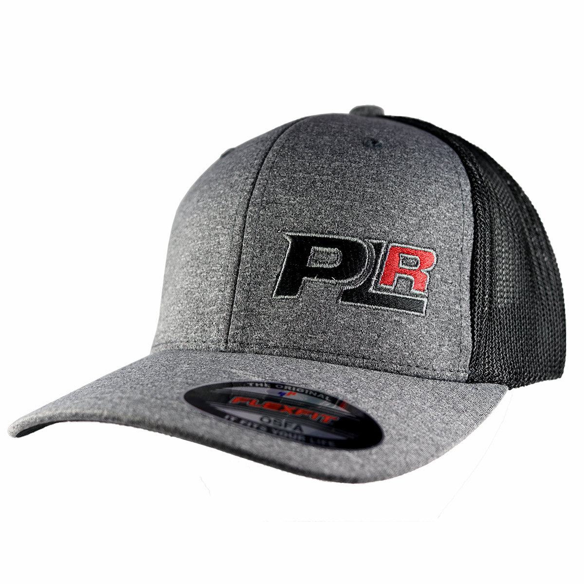 PLR HEATHER GREY FLEXFIT MESH - Racing Pro Line HAT