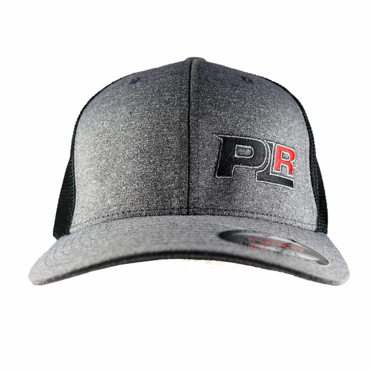 PLR HEATHER GREY FLEXFIT MESH HAT - Pro Line Racing