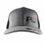 PLR HEATHER GREY FLEXFIT MESH HAT