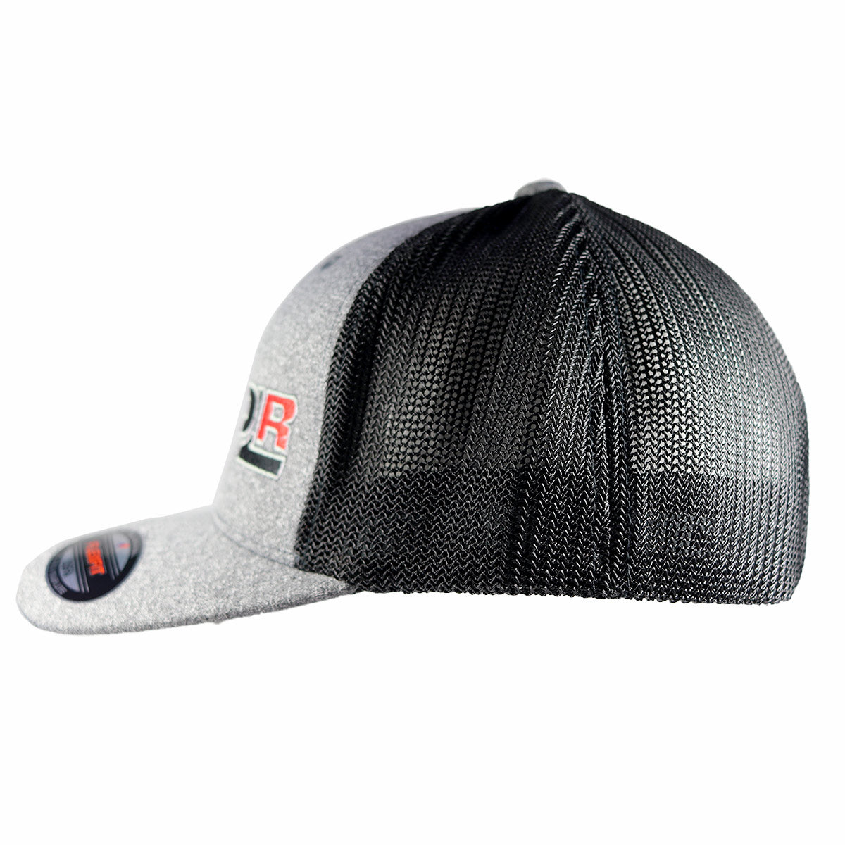 PLR HEATHER GREY FLEXFIT MESH HAT