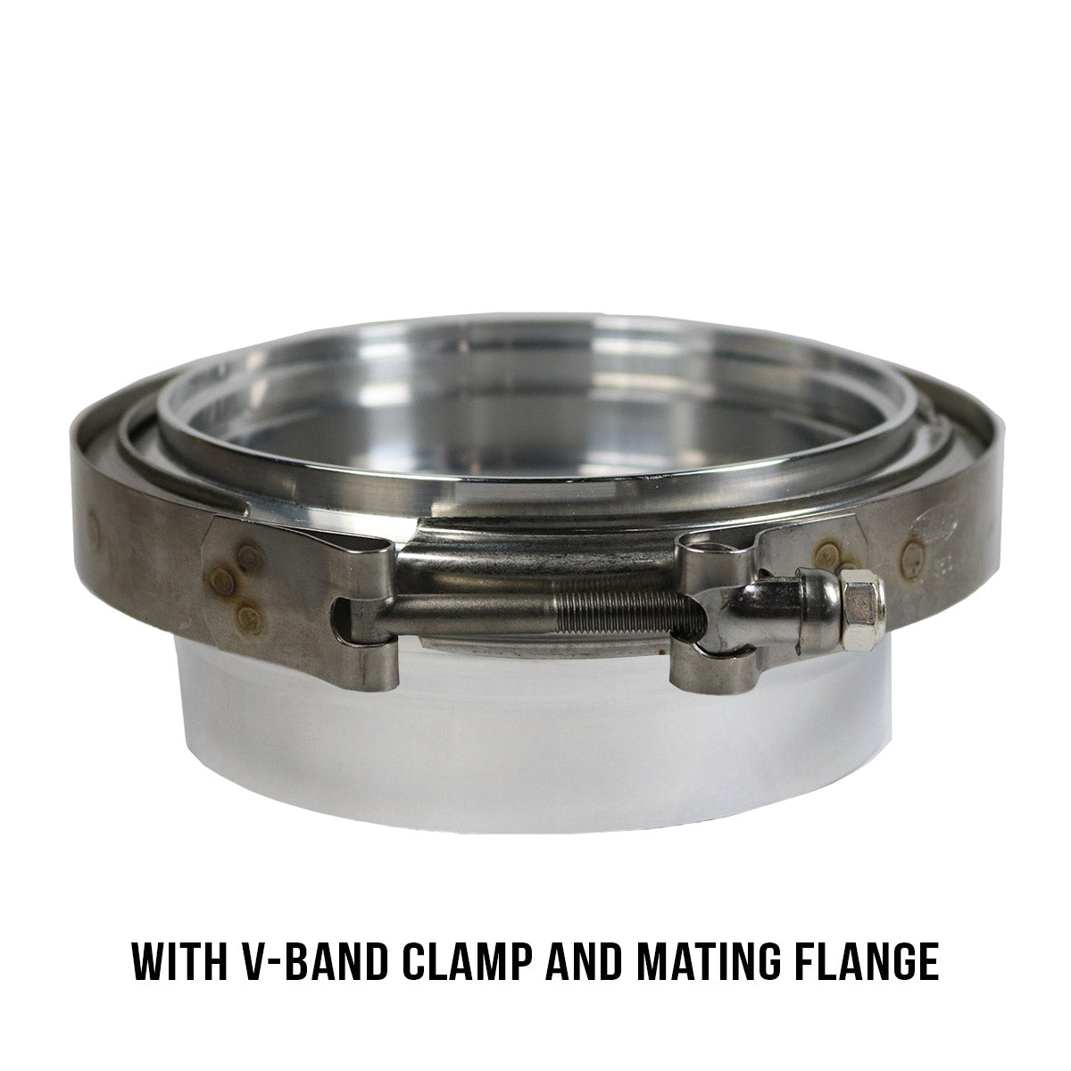 PROLINE 5&quot; THREADED DISCHARGE V BAND FLANGE FOR F3X F4X BLOWER WITH O-RINGS