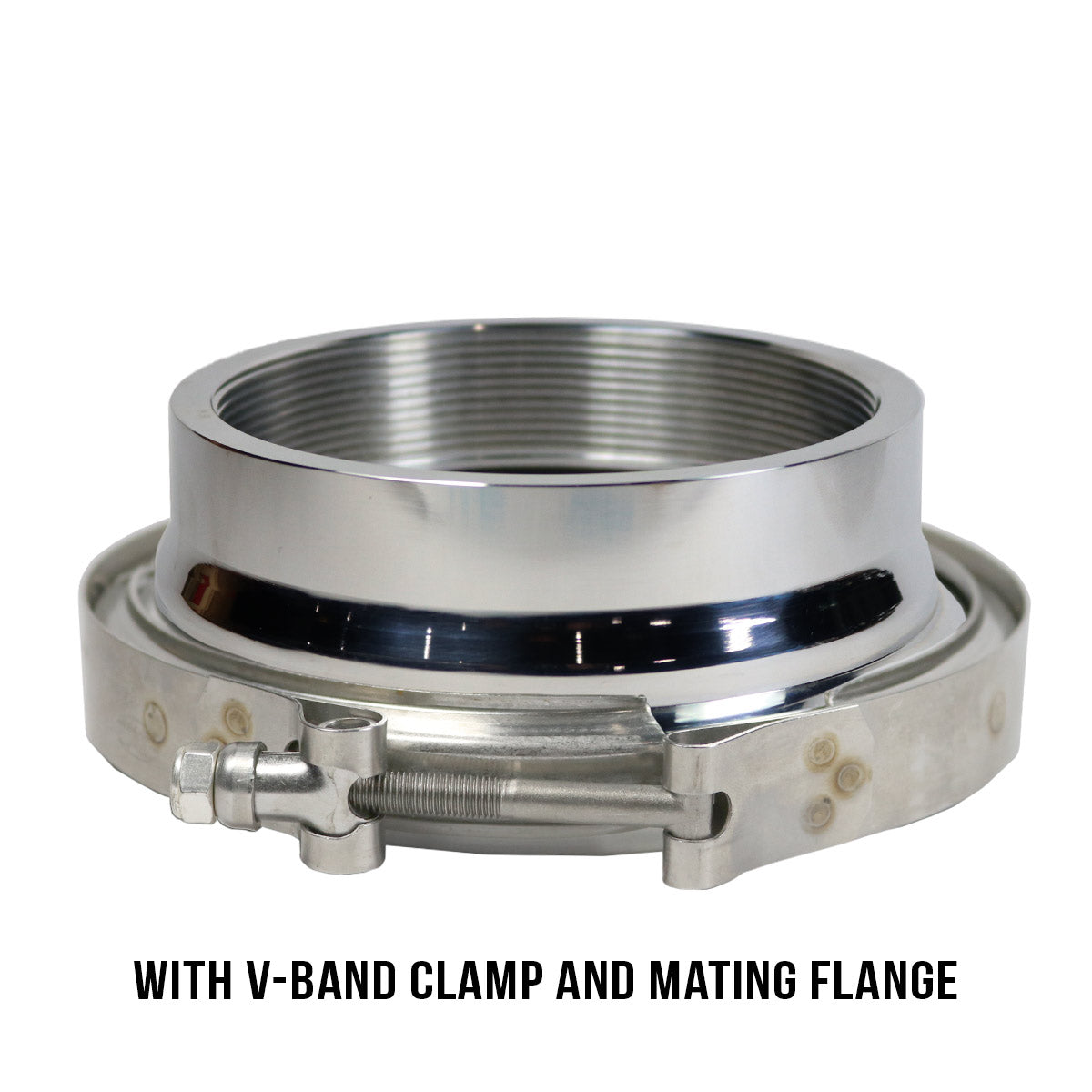 PROLINE 5&quot; THREADED DISCHARGE V BAND FLANGE FOR F3X F4X BLOWER WITH O-RINGS