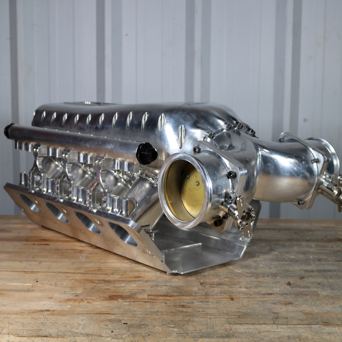 VISNER BILLET STG 4 481X INTAKE MANIFOLD W/ THROTTLE BODIES
